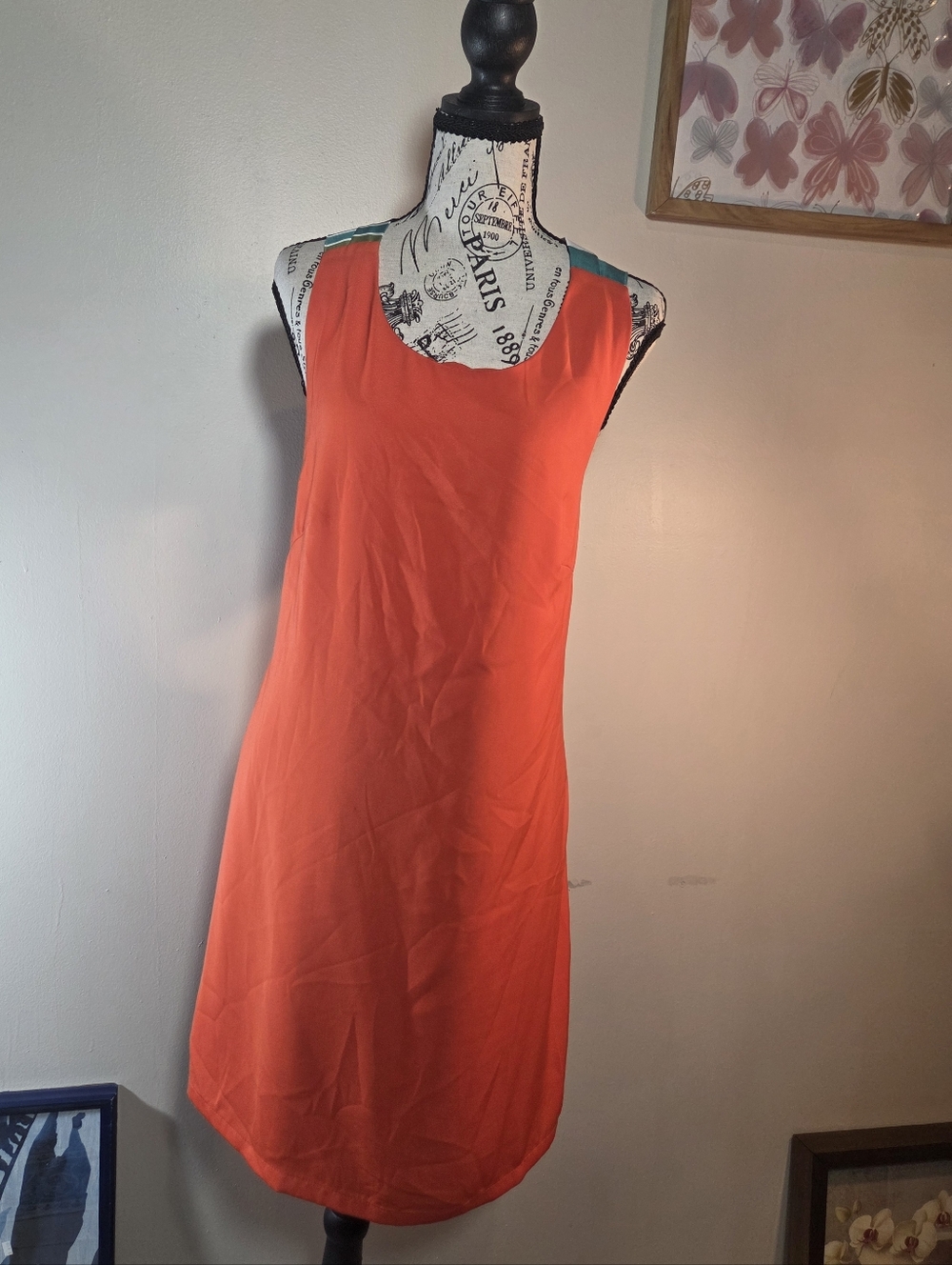 Lulus Joyful Red Orange Multi Stripe Tie-Back Mini Dress - Picture 5 of 10